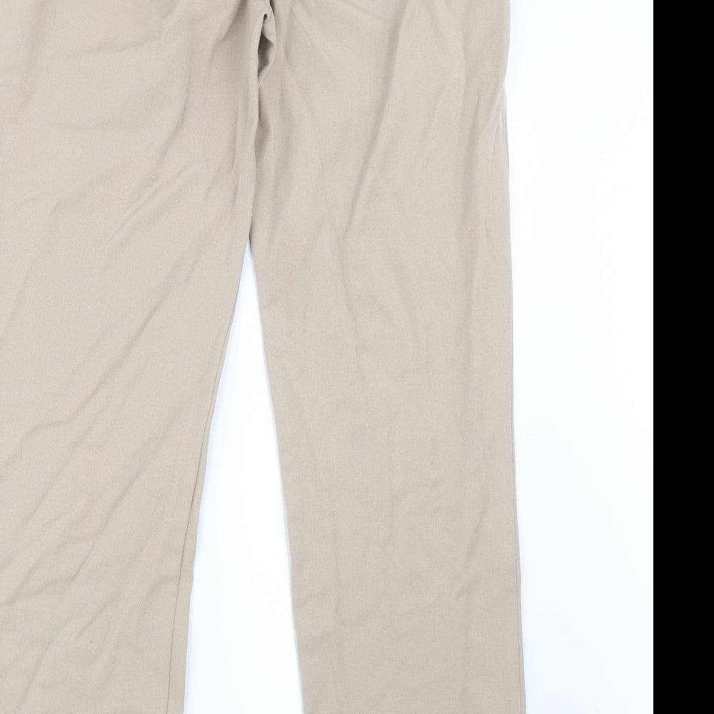 VINCI Womens Beige Trousers Size 12 L31 in