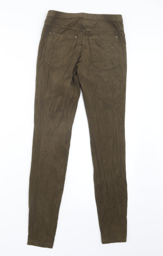 HUE Womens Green Trousers Size S L28 in