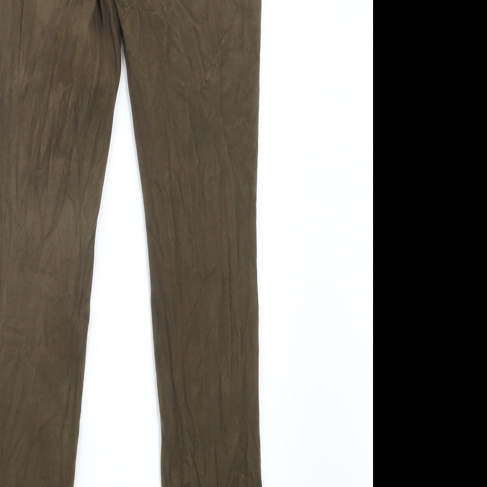 HUE Womens Green Trousers Size S L28 in