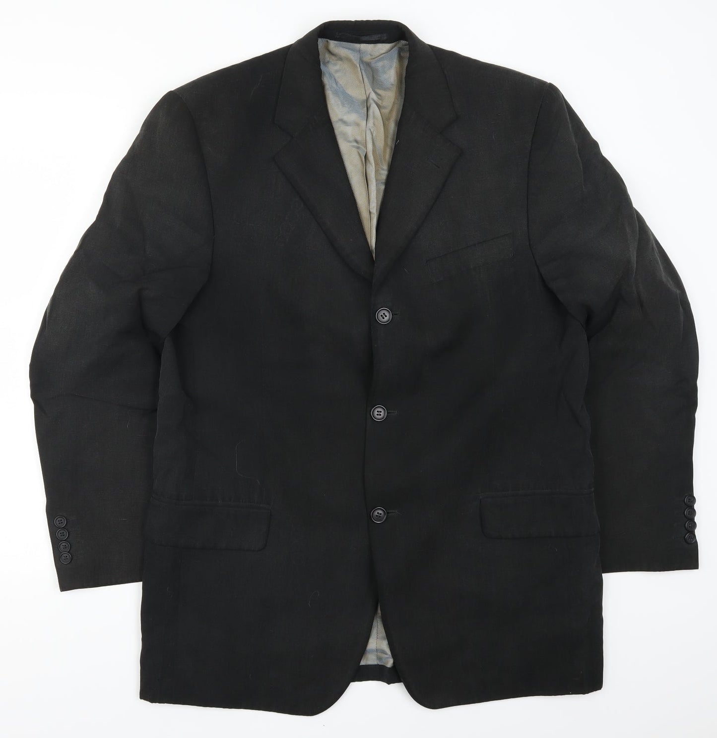 Fellini Mens Grey   Jacket Suit Jacket Size 40