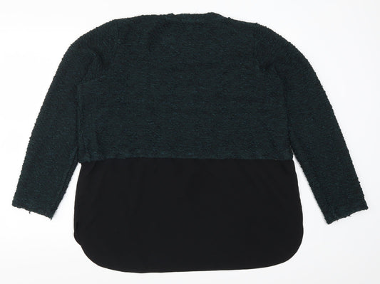 NEXT Womens Green Pullover Jumper Size 18