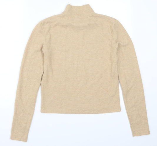 Zara Womens Beige Pullover Jumper Size L