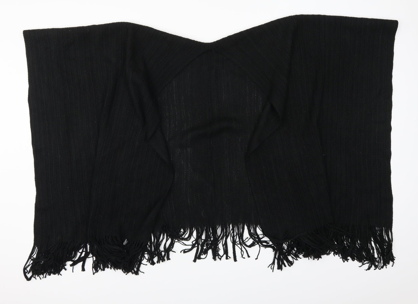 Preworn Womens Black Shawl/Wrap