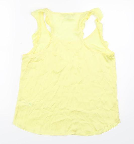 Red Herring Womens Yellow Basic Blouse Size 12