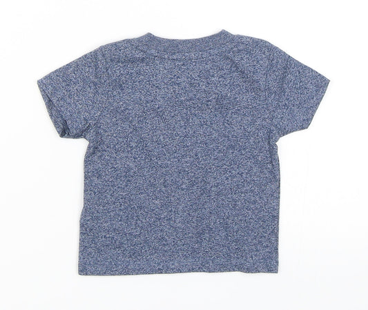 Earlydays Boys Blue Basic T-Shirt Size 6-9 Months