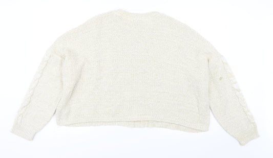 ASOS Womens Beige Pullover Jumper Size 6