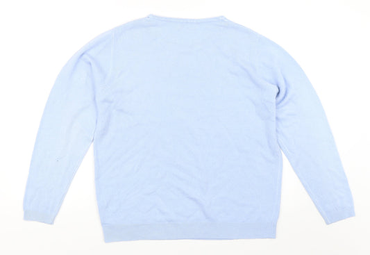 Arista Womens Blue Pullover Jumper Size 14