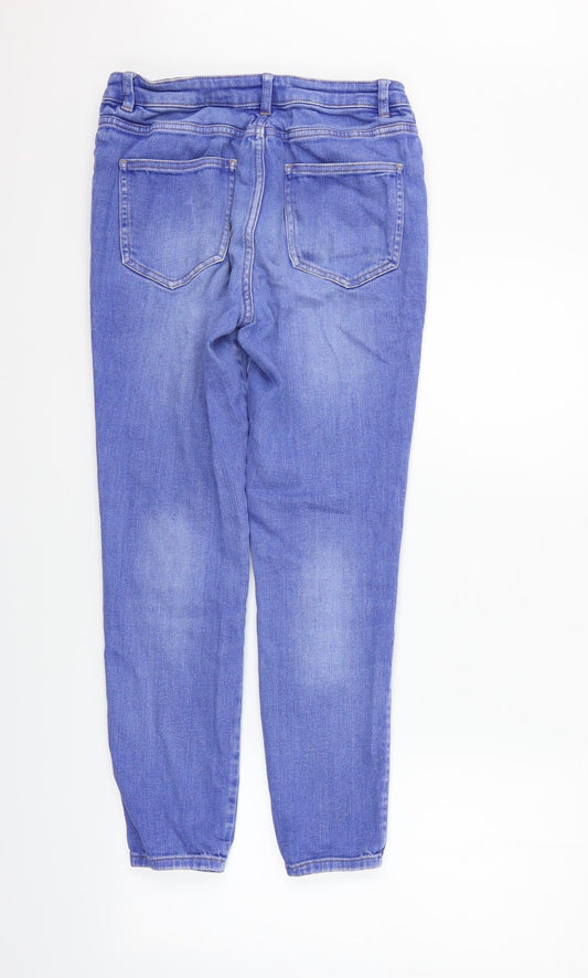 Dorothy Perkins Womens Blue Straight Jeans Size 10 L25 in