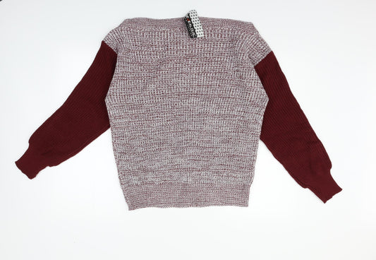 Be Jealous Womens Grey Pullover Jumper Size M