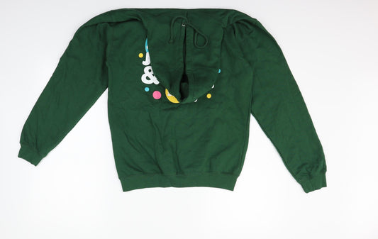 Justhoods Womens Green Pullover Jumper Size S