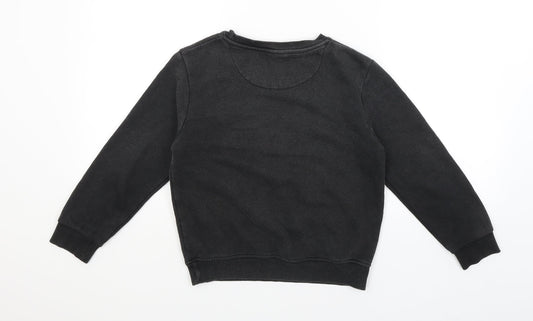 Primark Boys Black Pullover Sweatshirt Size 9-10 Years - Harlem