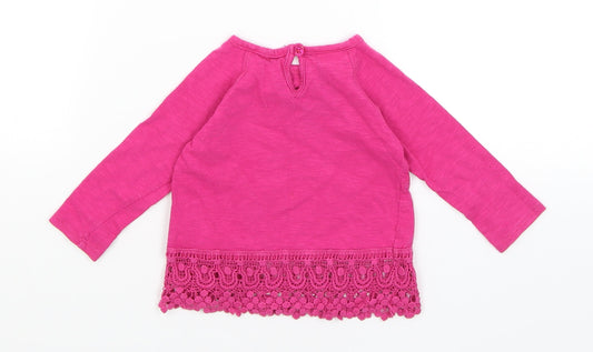 Juicy Couture Baby Pink Basic T-Shirt Size 6-9 Months
