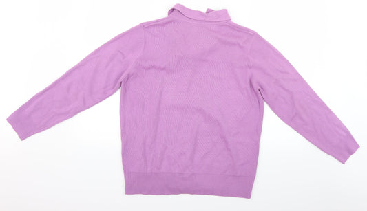 Damart Womens Purple Basic Blouse Size M