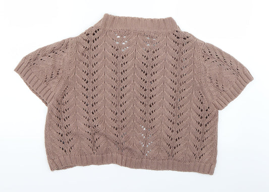 Butterfly Womens Beige Cardigan Jumper Size 16