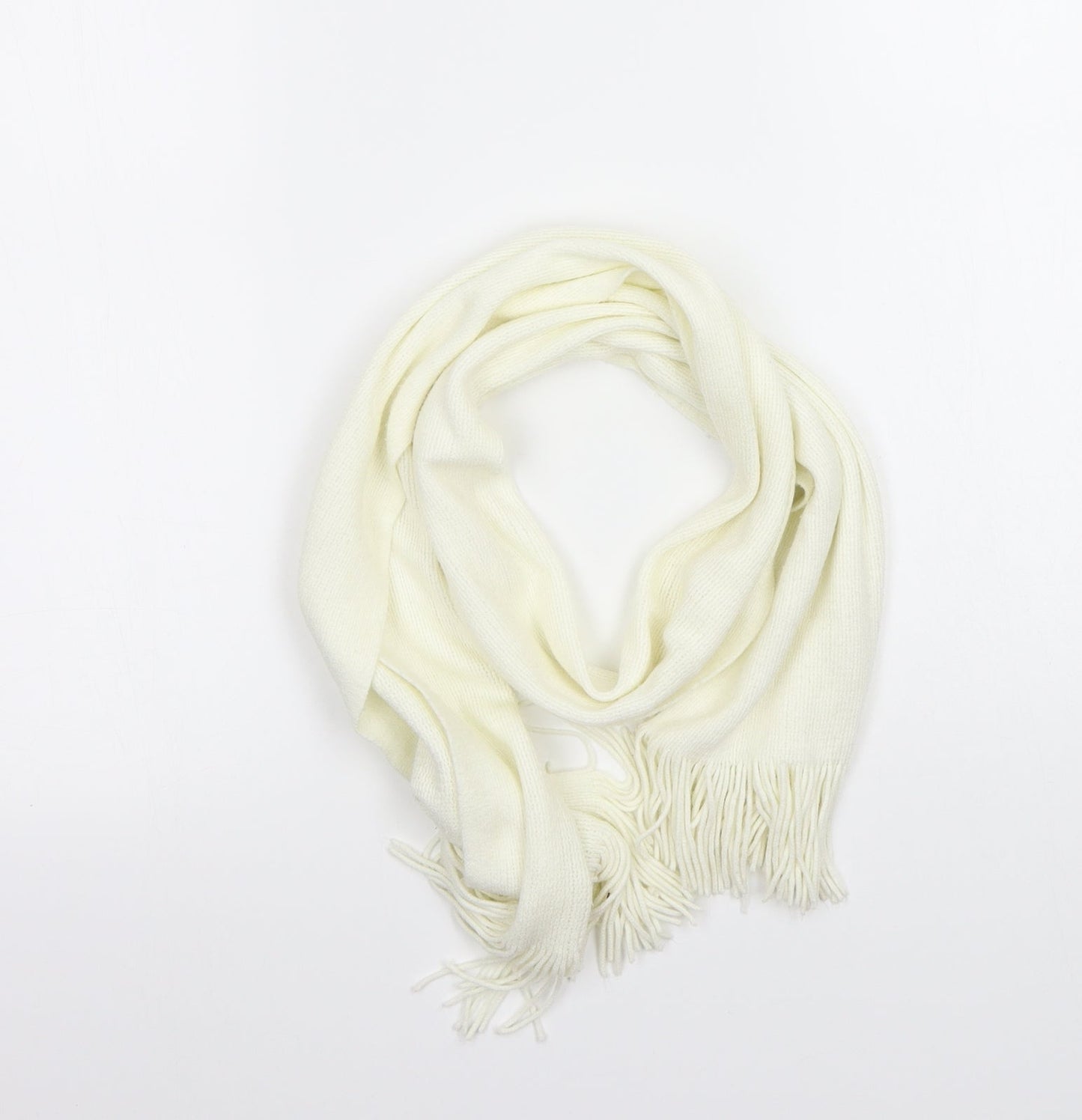 Preworn Womens White Scarf