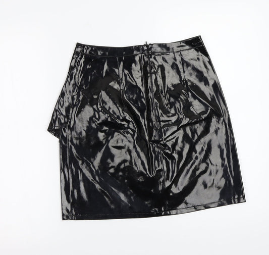 Mad but magic Womens Black A-Line Skirt Size S