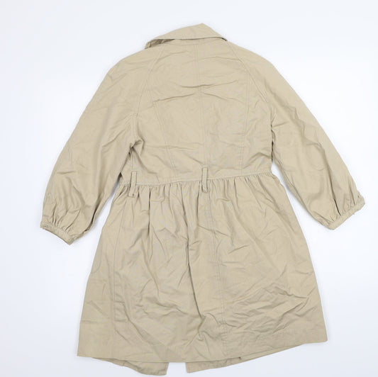Primark Womens Beige Jacket Coat Size 8