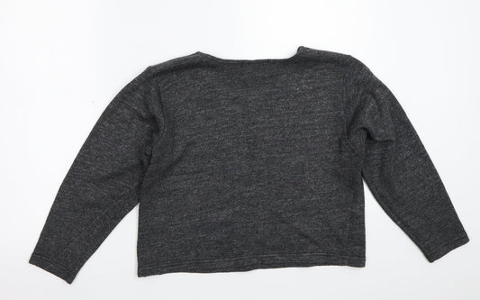 Natural feeling Womens Grey Pullover Jumper One Size