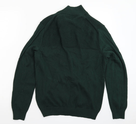Club Room Womens Green Knit Pullover Jumper Size L