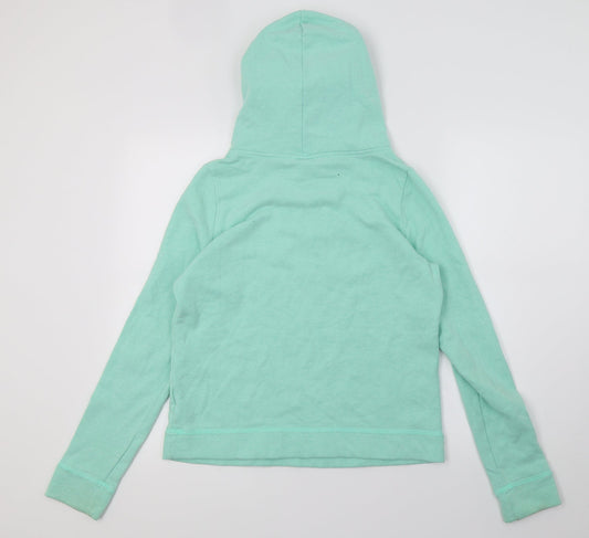 Hollister Womens Green Jersey Pullover Hoodie Size M - HCO Pacific merchants