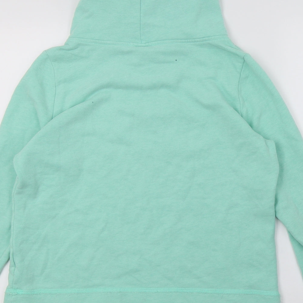 Hollister Womens Green Jersey Pullover Hoodie Size M - HCO Pacific merchants