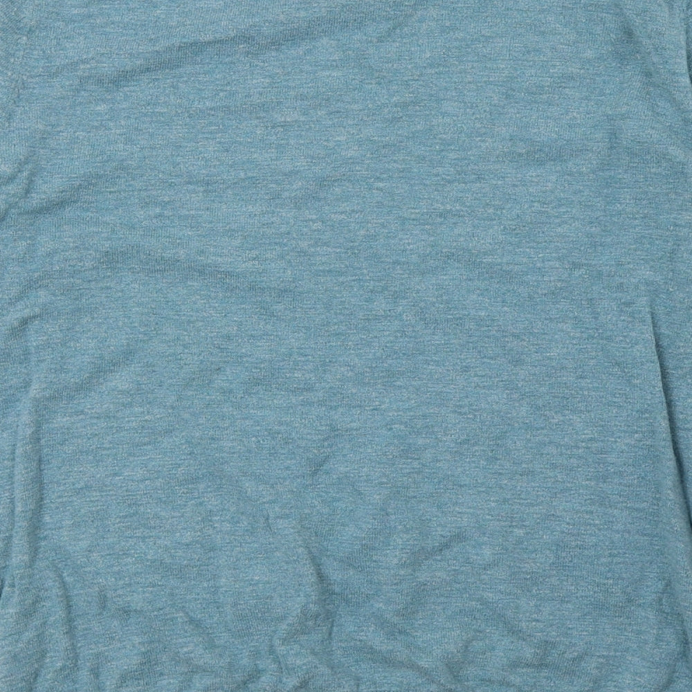 FF Mens Blue Knit Pullover Jumper Size M