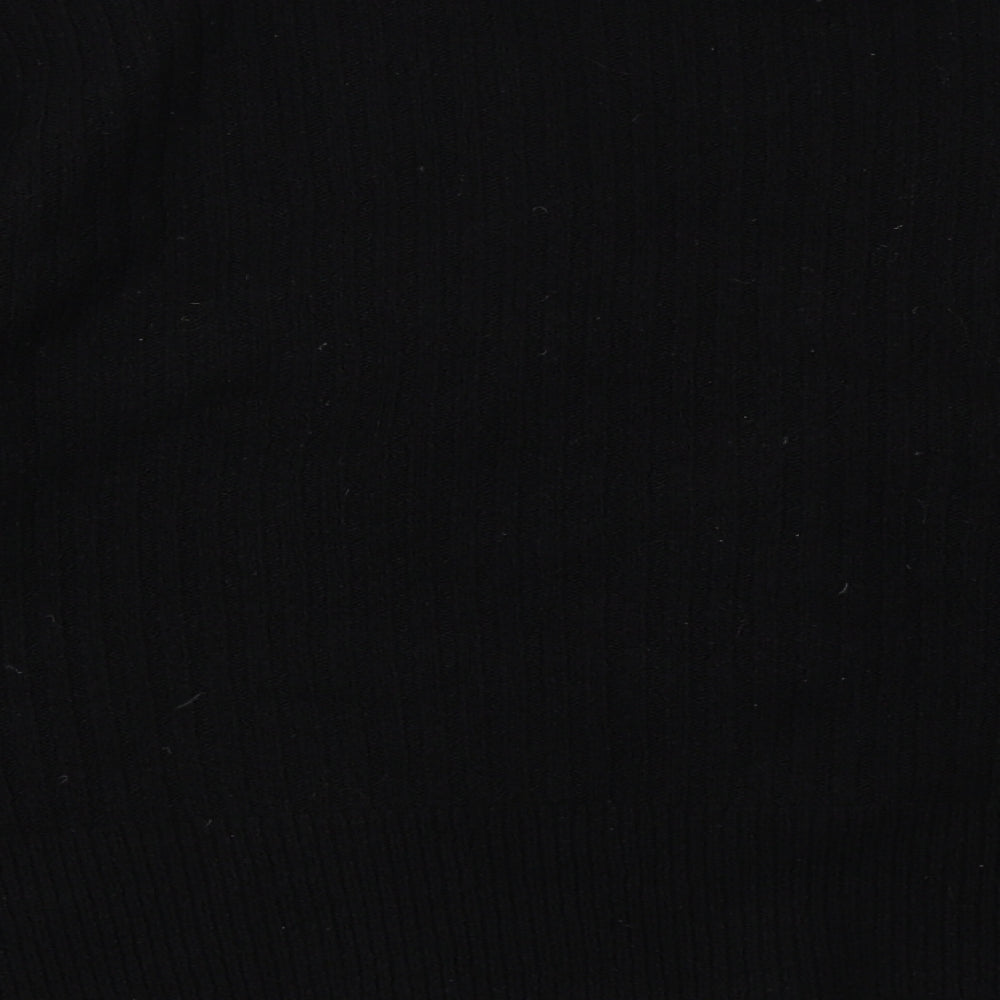Topshop Womens Black Knit Cardigan Jumper Size M