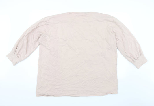 PRETTYLITTLETHING Womens Pink Pullover Jumper Size 10