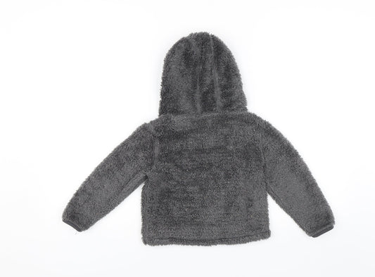 Higear Girls Grey Pullover Hoodie Size 3-4 Years