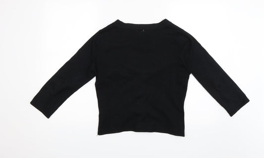 Casual Express Womens Black Cardigan Jumper Size M