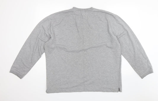 George Mens Grey Pullover Jumper Size L