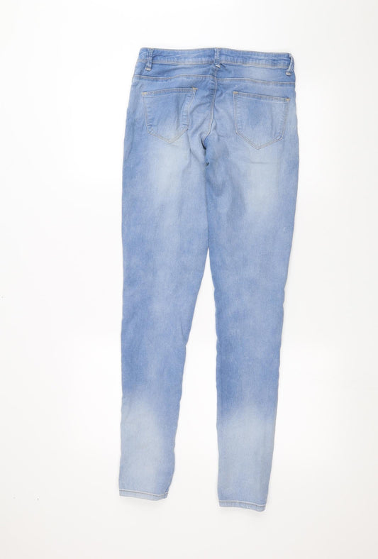 Denim & Co. Womens Blue Denim Skinny Jeans Size 10