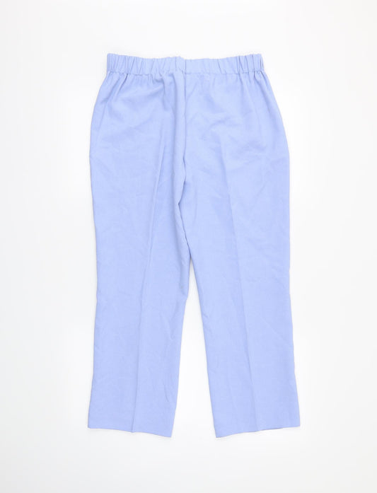 Bonmarché Womens Purple Trousers Size 12 L26 in