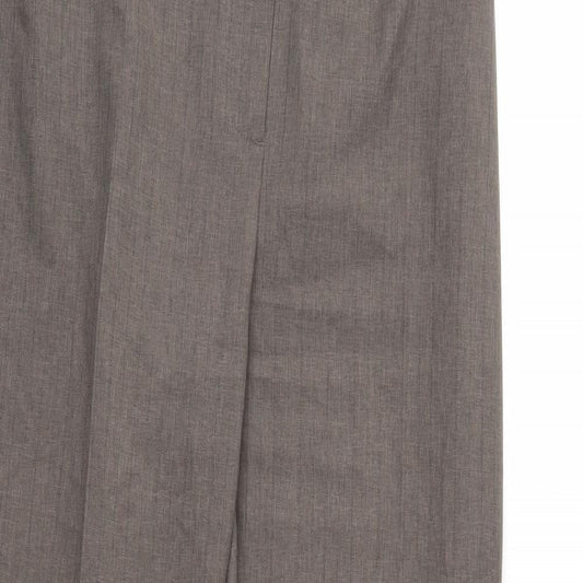 Marks and Spencer Womens Blue Trousers Size 10 L28 in