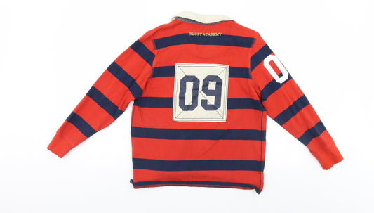 Lily & Dan Boys Multicoloured Striped Basic Polo Size 11-12 Years