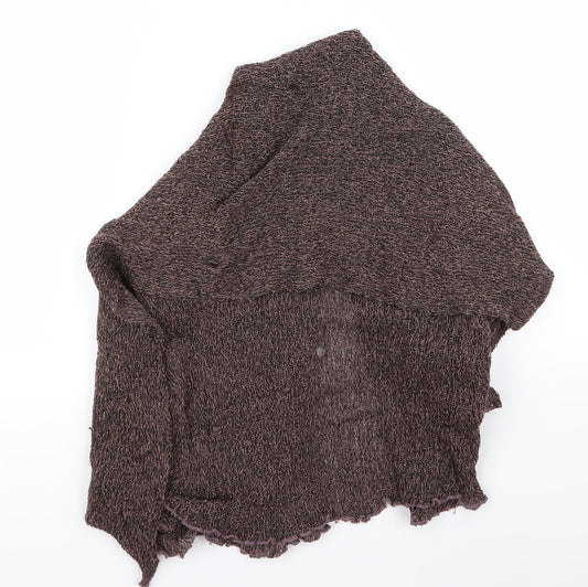 nata Womens Brown Cardigan Jumper Size 12