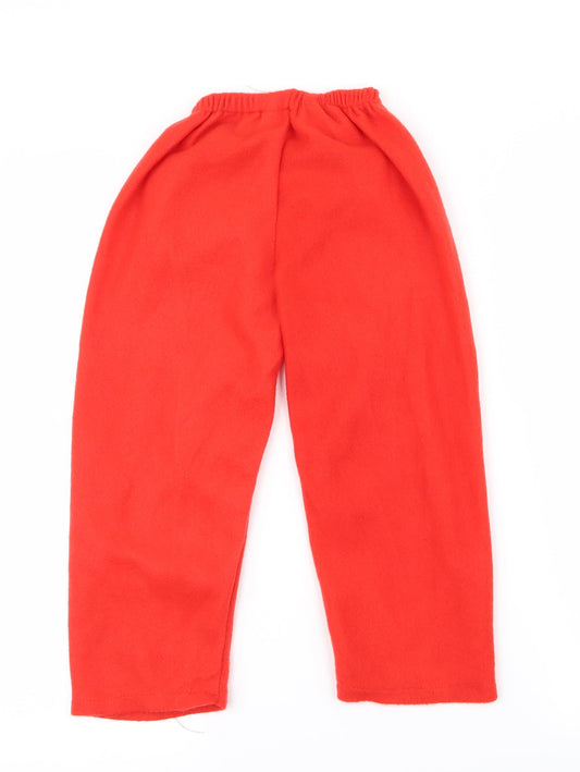 Preworn Boys Red Snow Pants Trousers Size 3 Years - santa