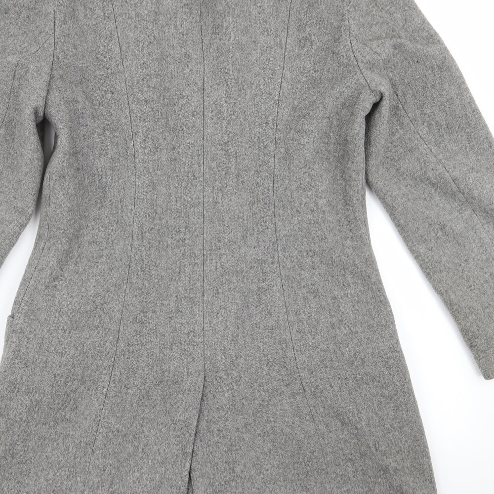 Clockhouse Womens Grey Overcoat Jacket Size 10