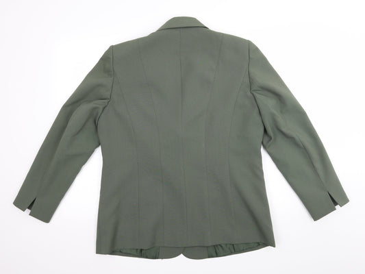 Classics Womens Green Jacket Suit Jacket Size 16