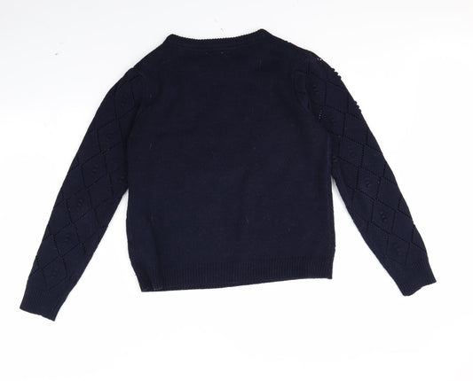 Falmer Heritage Womens Blue Pullover Jumper Size 14