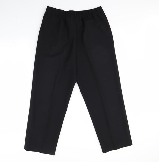 bm Womens Black Dress Pants Trousers Size 12 L29 in
