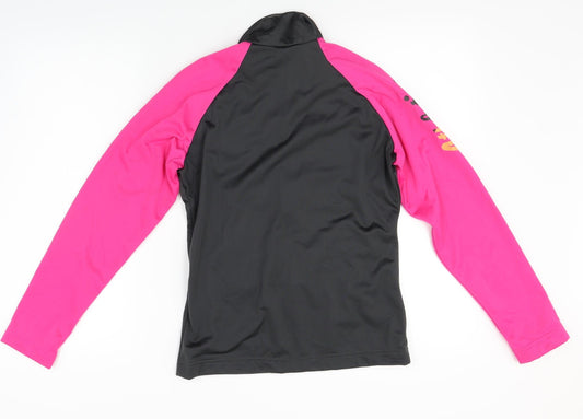 oxylane Girls Pink Basic Coat Jacket Size 14 Years