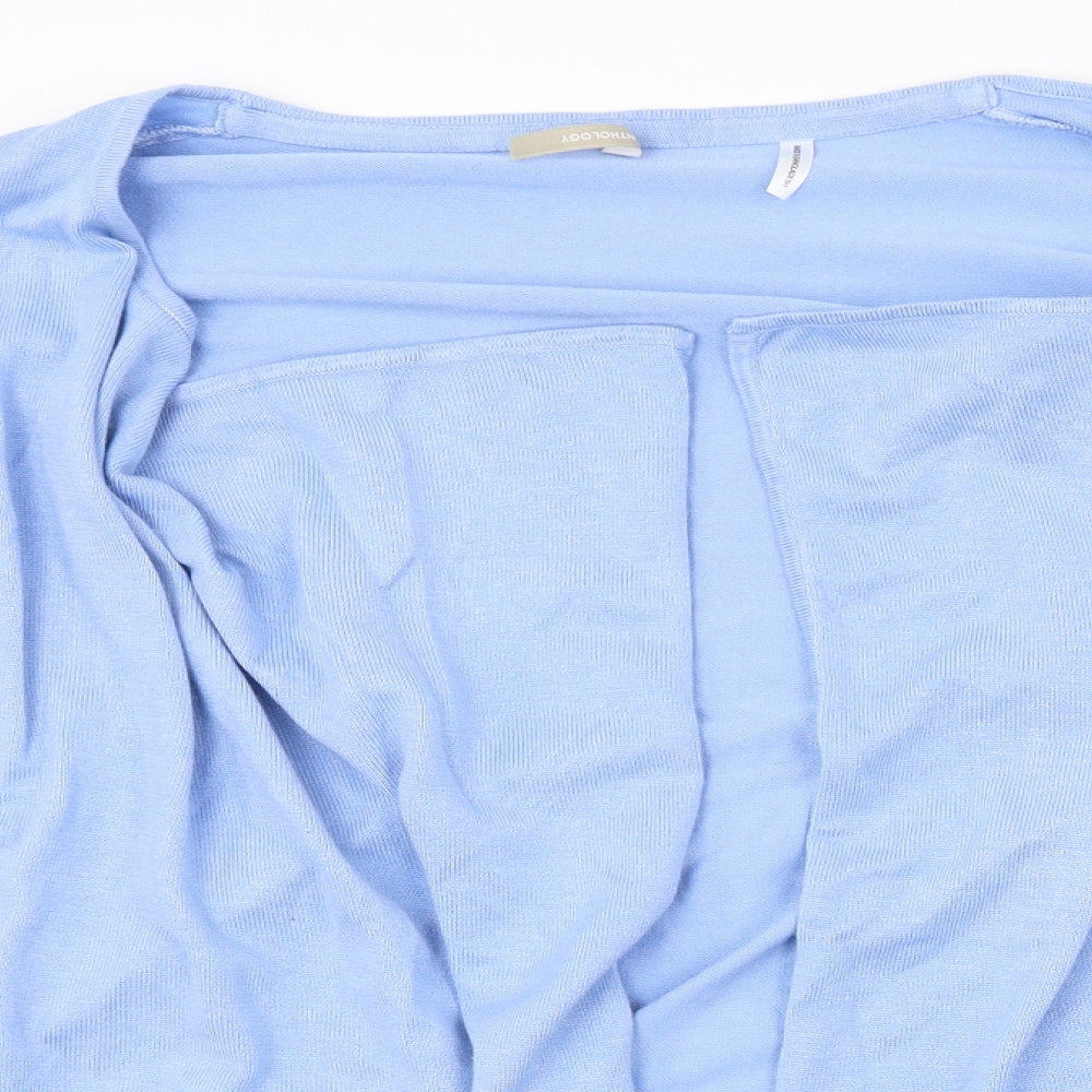 Anthology Womens Blue Cardigan Jumper Size 16