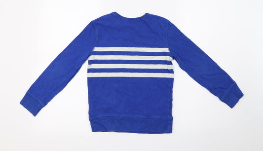 Gap Boys Blue Striped Pullover Jumper Size S