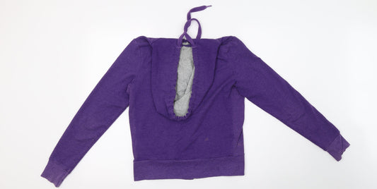 Marks and Spencer Womens Purple Jersey Jacket Size 8