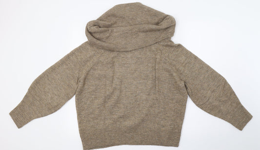 H&M Womens Brown Pullover Jumper Size S