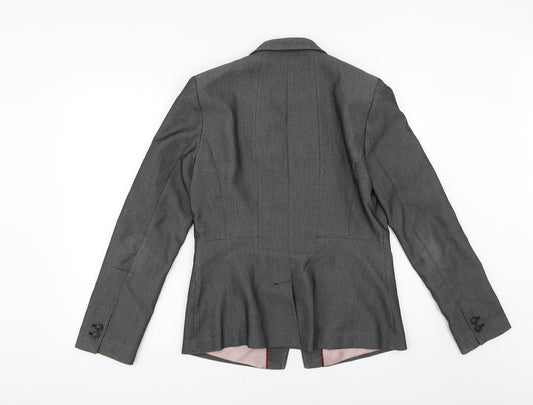 NEXT Womens Grey Jacket Suit Jacket Size 10