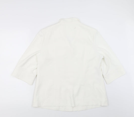 La Belle Womens Ivory Jacket Size XL