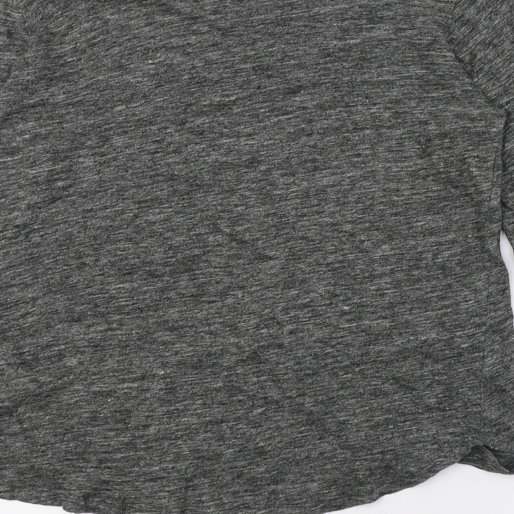 Zara Womens Grey Knit Pullover Jumper Size M - Lace detail