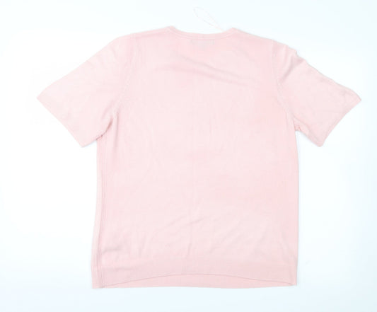 Bonmarché Womens Pink Pullover Jumper Size 12